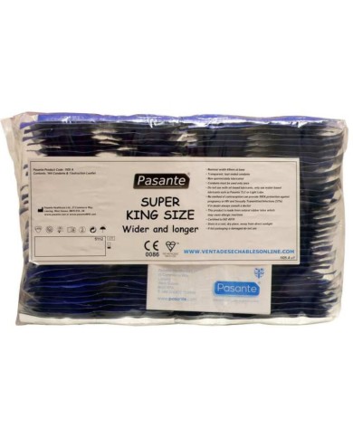 PASANTE - PRÉSERVATIFS TAILLE SUPER KING SAC 144 UNITÉS