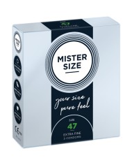 MISTER SIZE - PRÉSERVATIFS TAILLE XS 47 MM (3 UNITÉS)