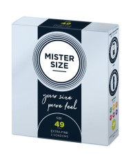 MISTER SIZE - PRÉSERVATIF TAILLE S 49 MM (3 UNITÉS)