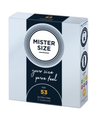 MISTER SIZE - PRÉSERVATIF TAILLE M 53 MM (3 UNITÉS)