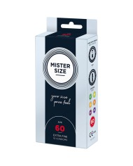 MISTER SIZE - PRÉSERVATIF TAILLE XL 60 MM (10 UNITÉS)