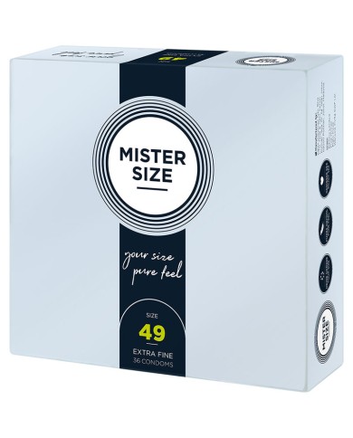 MISTER SIZE - PRÉSERVATIF TAILLE S 49 MM (36 UNITÉS)