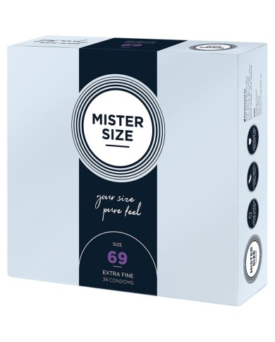 MISTER SIZE - PRÉSERVATIFS TAILLE XXXL 69 MM (36 UNITÉS)