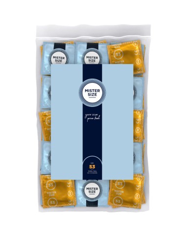 MISTER SIZE - PRÉSERVATIF TAILLE M 53 MM (100 UNITÉS)