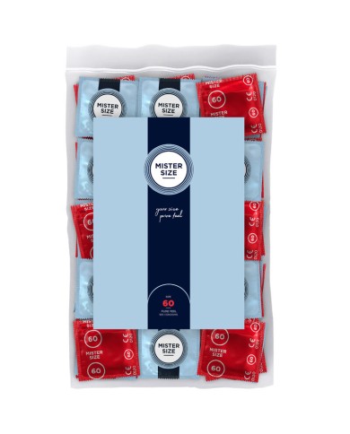 MISTER SIZE - PRÉSERVATIF TAILLE XL 60 MM (100 UNITÉS)