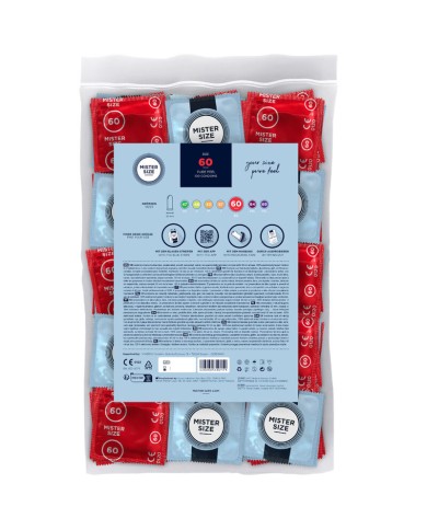 MISTER SIZE - PRÉSERVATIF TAILLE XL 60 MM (100 UNITÉS)
