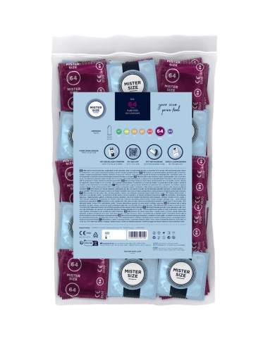 MISTER SIZE - PRÉSERVATIFS TAILLE XXL 64 MM (100 UNITÉS)