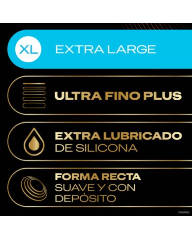 DUREX - CONNEXION TOTALE XL ULTRA FINE PLUS SANS LATEX 10 UNITÉS