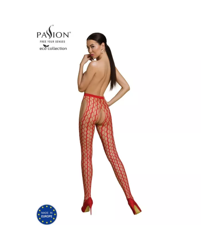 PASSION - BODYSTOCKING ECO COLLECTION ECO S007 ROUGE PASSION - BODYSTOCKING ECO COLLECTION ECO S007 ROUGE