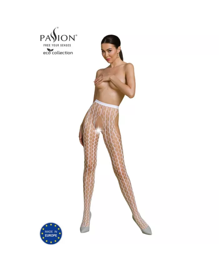PASSION - BODYSTOCKING ECO COLLECTION ECO S007 BLANC PASSION - BODYSTOCKING ECO COLLECTION ECO S007 BLANC