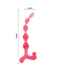 BAILE - BALLES ANAL ROUGES BENDY TWIST