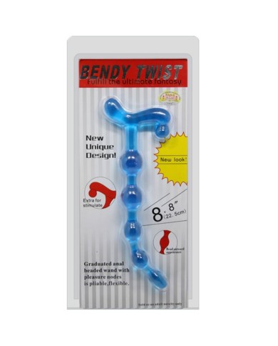 BAILE - BALLES ANAL BLEUES BENDY TWIST