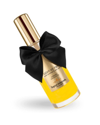 BIJOUX - HUILE DE MASSAGE EFFET CHALEUR ARÔME CARAMEL