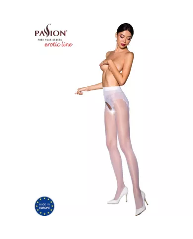 PASSION - TIOPEN 006 COLLANT BLANC 3/4 30 DEN