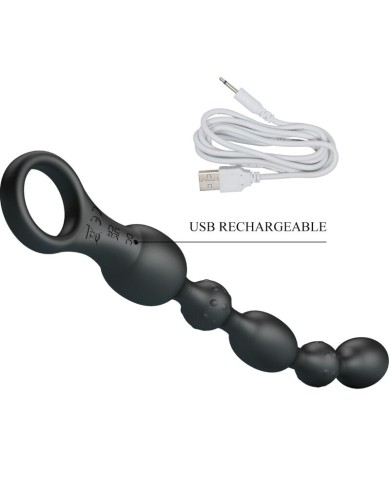 PRETTY LOVE - BALLES ANAL VAN 10 VIBRATIONS RECHARGEABLES EN SILICONE