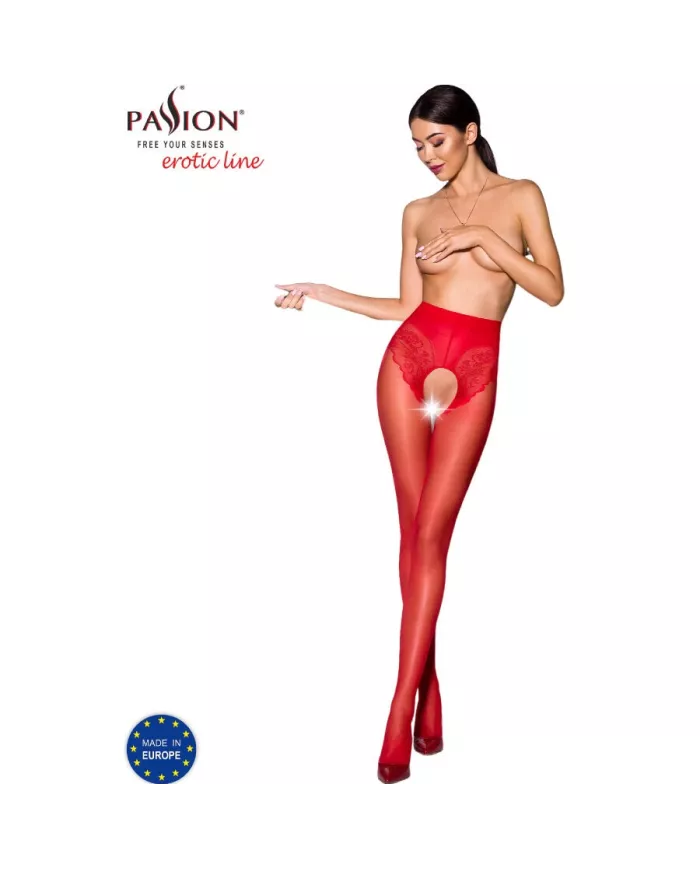 PASSION - TIOPEN 006 COLLANT ROUGE 3/4 30 DEN