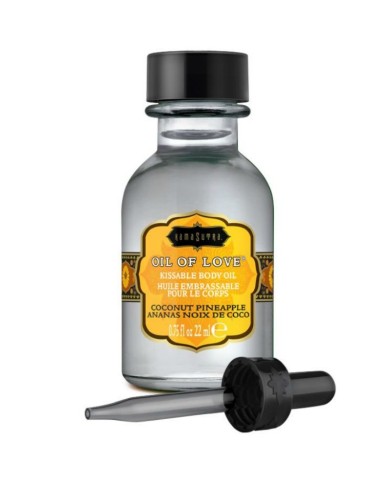 KAMASUTRA - HUILE COMESTIBLE NOIX DE COCO ET ANANAS 22 ML