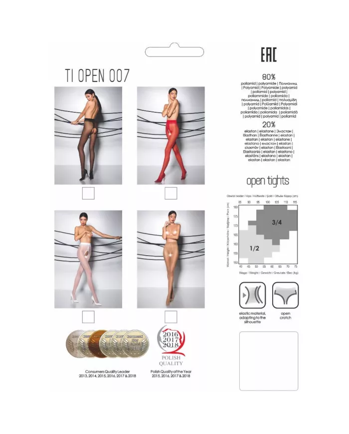 PASSION - TIOPEN 007 COLLANT NOIR 1/2 20 DEN