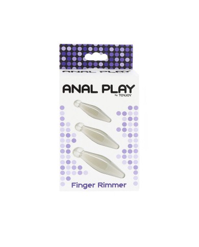 TOYJOY - JEU ANAL FINGER RIMMER 3 PIÈCES TRANSPARENT