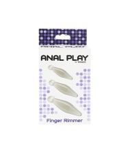 TOYJOY - JEU ANAL FINGER RIMMER 3 PIÈCES TRANSPARENT
