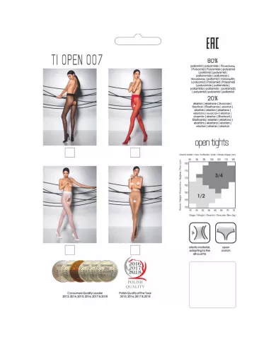 PASSION - TIOPEN 007 COLLANT ROUGE 3/4 20 DEN