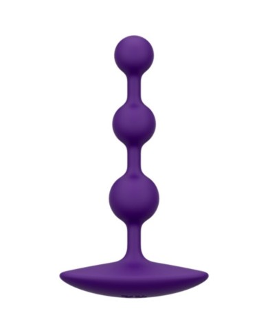 ROMP - AMP PERLES ANALES EN SILICONE FLEXIBLE VIOLETTES 12,5 CM