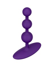 ROMP - AMP PERLES ANALES EN SILICONE FLEXIBLE VIOLETTES 12,5 CM