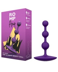 ROMP - AMP PERLES ANALES EN SILICONE FLEXIBLE VIOLETTES 12,5 CM