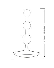ROMP - AMP PERLES ANALES EN SILICONE FLEXIBLE VIOLETTES 12,5 CM