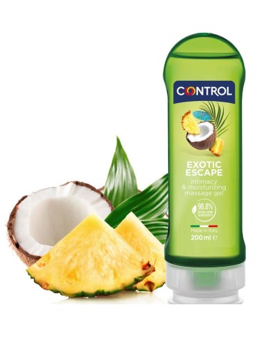 CONTROL - 2 EN 1 MASSAGE & PLAISIR EXOTIQUE 200 ML