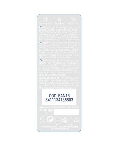 CONTROL - 2 EN 1 MASSAGE & PLAISIR EXOTIQUE 200 ML