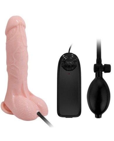 BAILE - GODE VIBRANT ET GONFLABLE RÉALISTE 18.8 CM