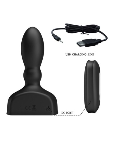 MR PLAY - TÉLÉCOMMANDE DE PLUG ANAL GONFLABLE NOIR