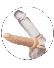 CALEXOTICS - PERFORMANCE MAXX RECHARGEABLE DOUBLE PÉNÉTRATEUR PEAU CLAIRE