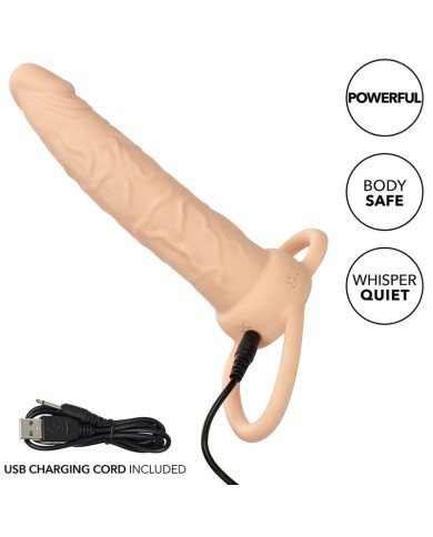 CALEXOTICS - PERFORMANCE MAXX RECHARGEABLE DOUBLE PÉNÉTRATEUR PEAU CLAIRE