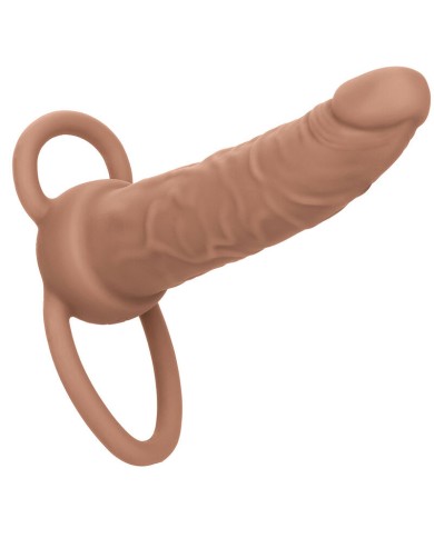 CALEXOTICS - PERFORMANCE MAXX RECHARGEABLE DOUBLE PÉNÉTRATEUR PEAU BRUN