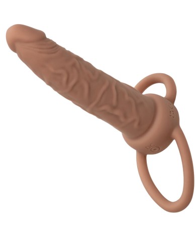 CALEXOTICS - PERFORMANCE MAXX RECHARGEABLE DOUBLE PÉNÉTRATEUR PEAU BRUN