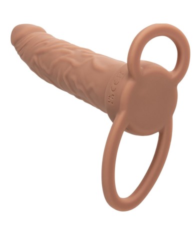 CALEXOTICS - PERFORMANCE MAXX RECHARGEABLE DOUBLE PÉNÉTRATEUR PEAU BRUN