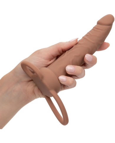 CALEXOTICS - PERFORMANCE MAXX RECHARGEABLE DOUBLE PÉNÉTRATEUR PEAU BRUN