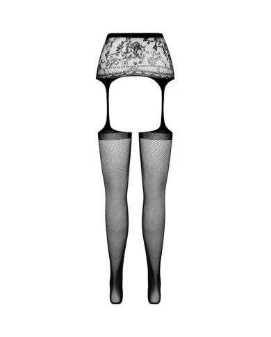 PASSION - COLLANT NOIR AVEC JARRETIÈRE S028 TAILLE UNIQUE PASSION - COLLANT NOIR AVEC JARRETIÈRE S028 TAILLE UNIQUE