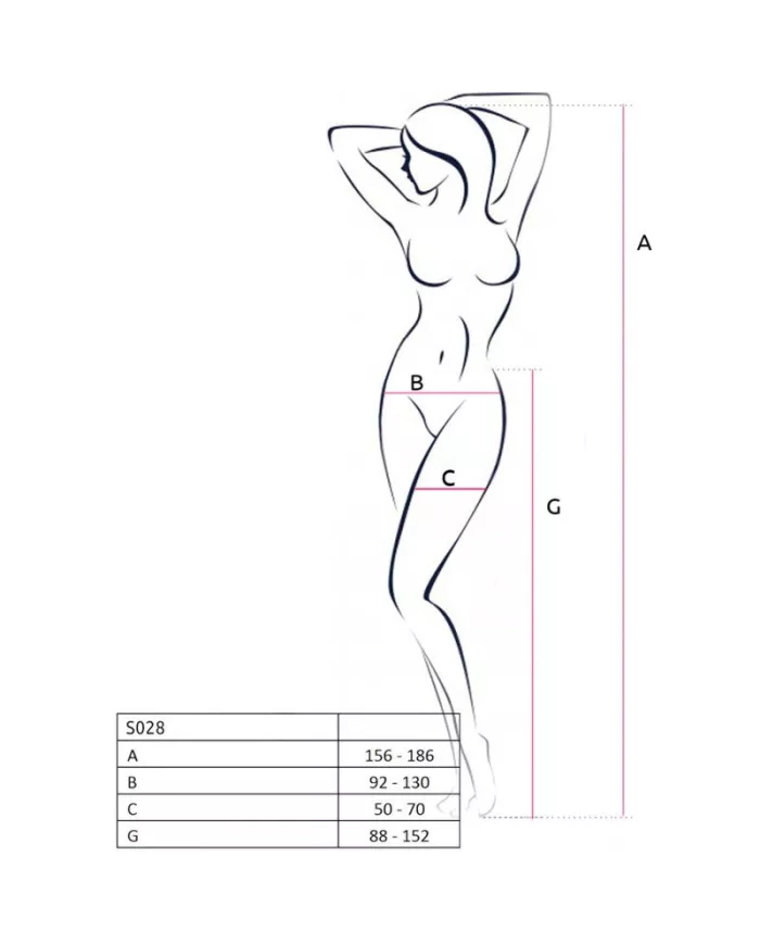 PASSION - S028 BAS BLANCS AVEC JARRETIÈRE TAILLE UNIQUE PASSION - S028 BAS BLANCS AVEC JARRETIÈRE TAILLE UNIQUE