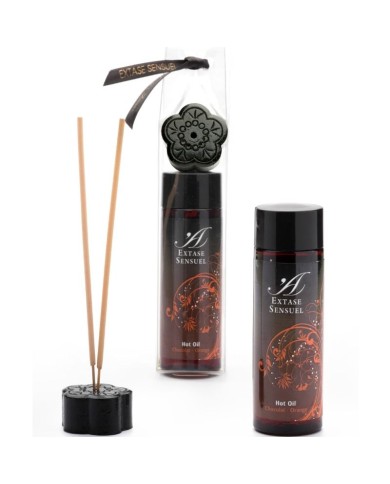 EXTASE SENSUAL - HUILE STIMULANTE CHOCOLAT ET ORANGE 100 ML
