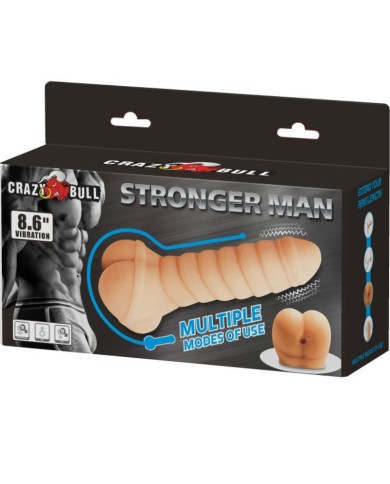 CRAZY BULL - PÉNIS MULTIFONCTIONNEL 21.8 CM