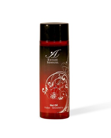 EXTASE SENSUAL - HUILE STIMULANTE CHALEUR FRAISE 100 ML