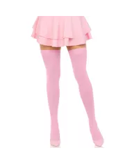 LEG AVENUE - CUISSES HAUTES EN NYLON ROSE LEG AVENUE - CUISSES HAUTES EN NYLON ROSE