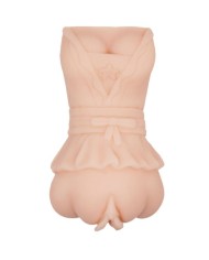CRAZY BULL - MASTURBADEUR VAGIN PEAU D'EAU AVEC BALLES VIBRANTES