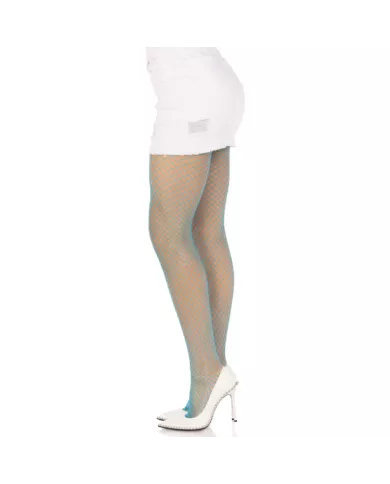 LEG AVENUE - COLLANTS RÉSILLE LYCRA BLEU