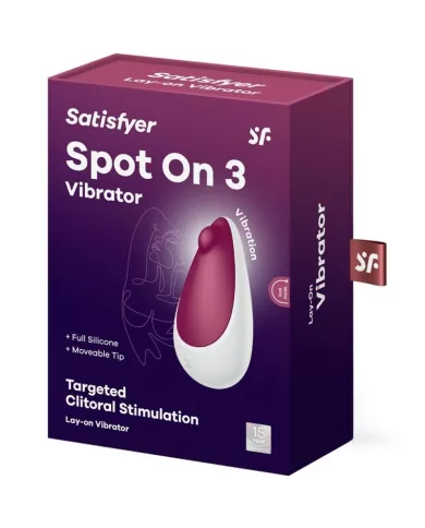 SATISFYER - SPOT ON 3 STIMULATEUR CLITORAL BAIES SATISFYER - SPOT ON 3 STIMULATEUR CLITORAL BAIES