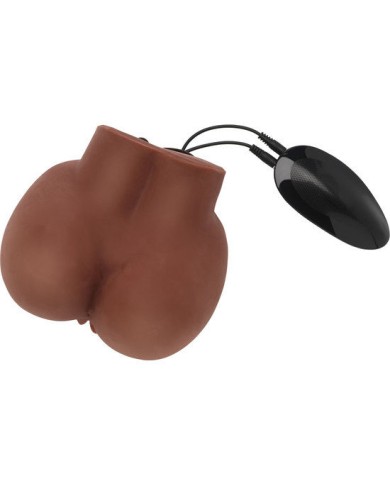 ACT - MASTURBATEUR RÉALISTE BIG ASS AVEC VIBRATEUR MARRON