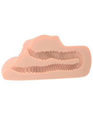 PDX PLUS - MASTURBATEUR NATUREL VAGIN ET ANUS DOUBLE STROKER CHATTE PARFAITE